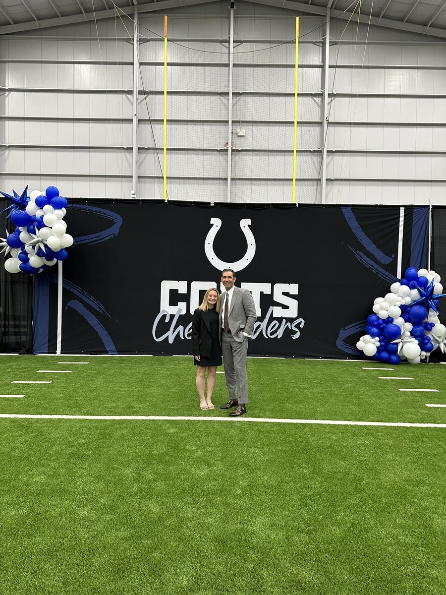 Yesterday evening our CEO Marty Rosenberg had the opportunity to be one of the judges for the Colts cheer finals. He was alongside Outreach Operations Manager Jillian Hacker, who is also the #AthleticTrainer for the cheerleaders. Congratulations to the 2024 @ColtsCheer team!