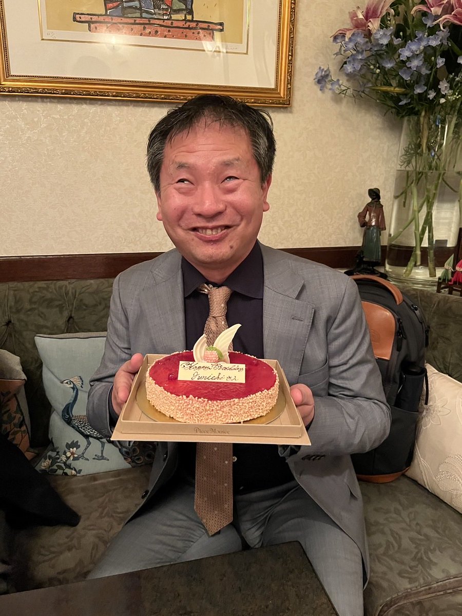 49歳の誕生日を、お祝いしてもらいました！ありがとうございます。