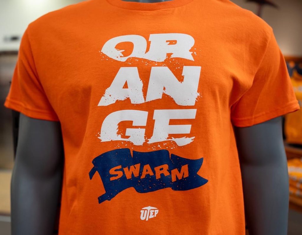 UTEPBkstr's tweet photo. T-Shirts now available online. Search “Win the West, Blue Blaze or Orange Swarm” to order. Only 15 dollars! Shipping and Tax fees calculated at checkout. Free in-store pick up! #WinTheWest #PicksUp 

https://t.co/HCwxx8AOP7 https://t.co/Atrkz1MS4a