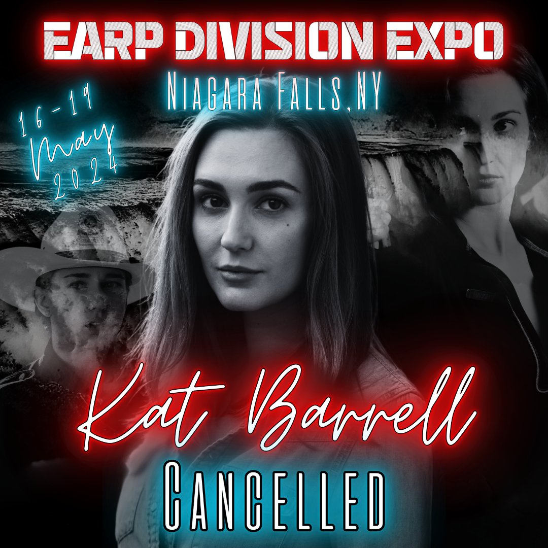 We are very sorry to announce that @KatBarrell has cancelled her appearance at #EDE2024. We completely understand her decision & only wish a safe rest of pregnancy for Kat and the bump, and wish Kat & Ray all the very best for their growing family.