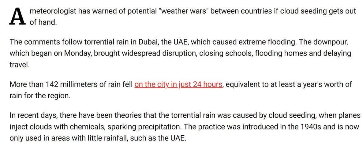 Gonna be wild if countries start sending cat 5 hurricanes at each other