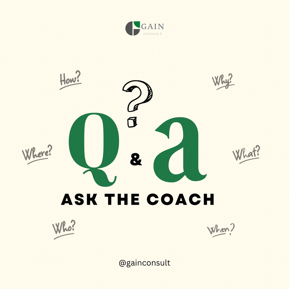 #FridaySpecial: #AskTheCoach 

📢  Do you have questions about your career, workplace, work-life balance, time management or professional growth? Use the hashtag #askacoach to send in your queries.

Send us a direct message!
Use the hashtag #askacoach

#FridaySpecial #tgif #QandA