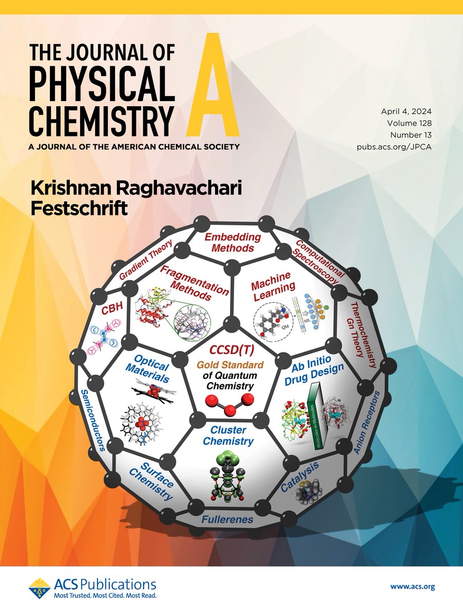 IUBChemistry's tweet photo. Faculty News - The Journal of Physical Chemistry A has released a special Festschrift issue to recognize Distinguished Professor Krishnan Raghavachari and his outstanding contributions to the field of theoretical and computational chemistry. #iubchemistry

https://t.co/qpaPByRITB https://t.co/CRtrBM1w2S