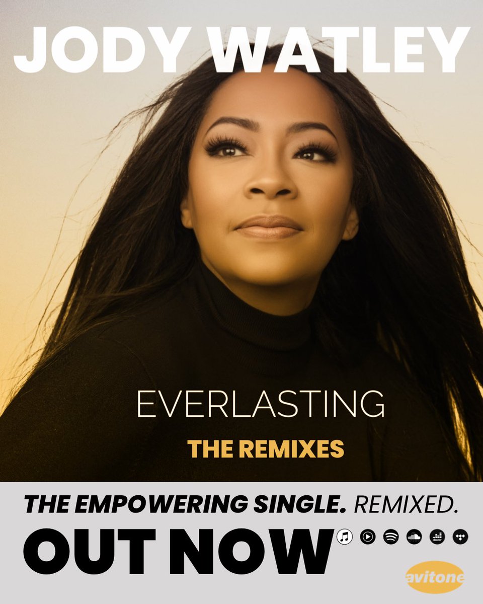 Jody Watley “EVERLASTING” The Remixes -Available at All Digital Platforms.

The legendary Quentin Harris leads the charge with his BSF Re-Production, remixing the track with his signature musical touch. 
The “Everlasting” remix set also features an electro pop rework by French