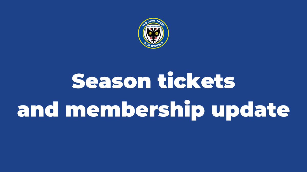 Our aim is that every Wimbledon fan who comes to Plough Lane or watches games online should be a member of the Trust. Here's an update from the Trust on membership for 24/25. ⬇️ buff.ly/446qhCs