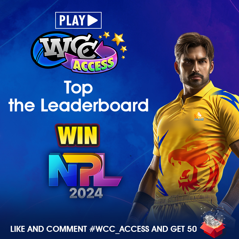 Get your #access to NPL 2024 Mode Play #WCC3: wcc3.onelink.me/dToA/abytrrcsP………… WCC Access and unlock your chance to dominate any mode in WCC3! Here's how to win: 1. Play Access mode 2. Aim for the top of the leaderboard 3.Every day, 3 lucky winners will be selected