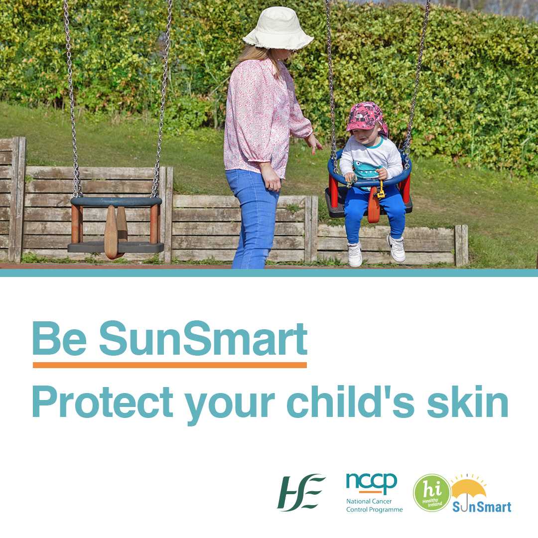 Exposure to UV rays from the sun during childhood is particularly harmful. Playing and spending time outdoors is good for your child but it is important to protect children's skin when outside between April and September, even on cloudy days: bit.ly/4d7dW4X #SunSmart