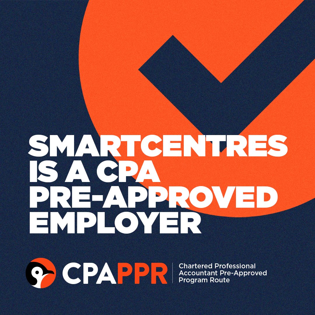 Certified Professional #Accounting candidates can now obtain the required experience and @CPA_Ontario designation through our Pre-Approved Program Route. See our open accounting/finance positions and apply today: smartcentres.com/careers/opport…