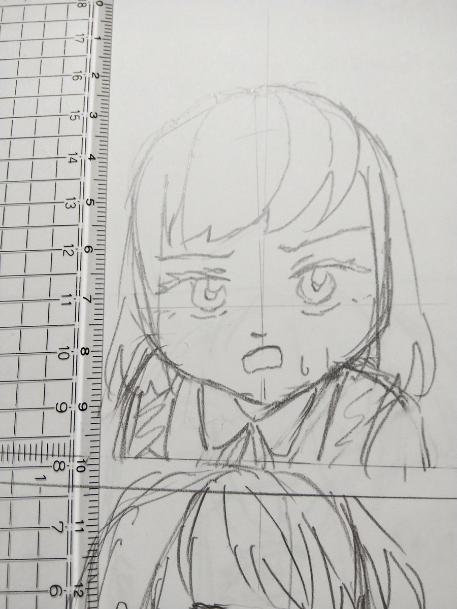 定規使って補助線引くなりして顔の作画のバランス取るようにしたらこれまでより大分整って描くのが楽になった気がする
やっぱり丁寧な作業が仕上がりを良くする近道か…… 