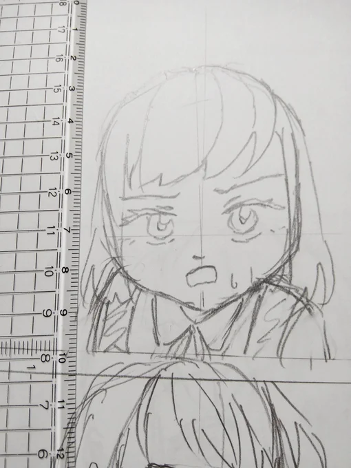 定規使って補助線引くなりして顔の作画のバランス取るようにしたらこれまでより大分整って描くのが楽になった気がする
やっぱり丁寧な作業が仕上がりを良くする近道か…… 