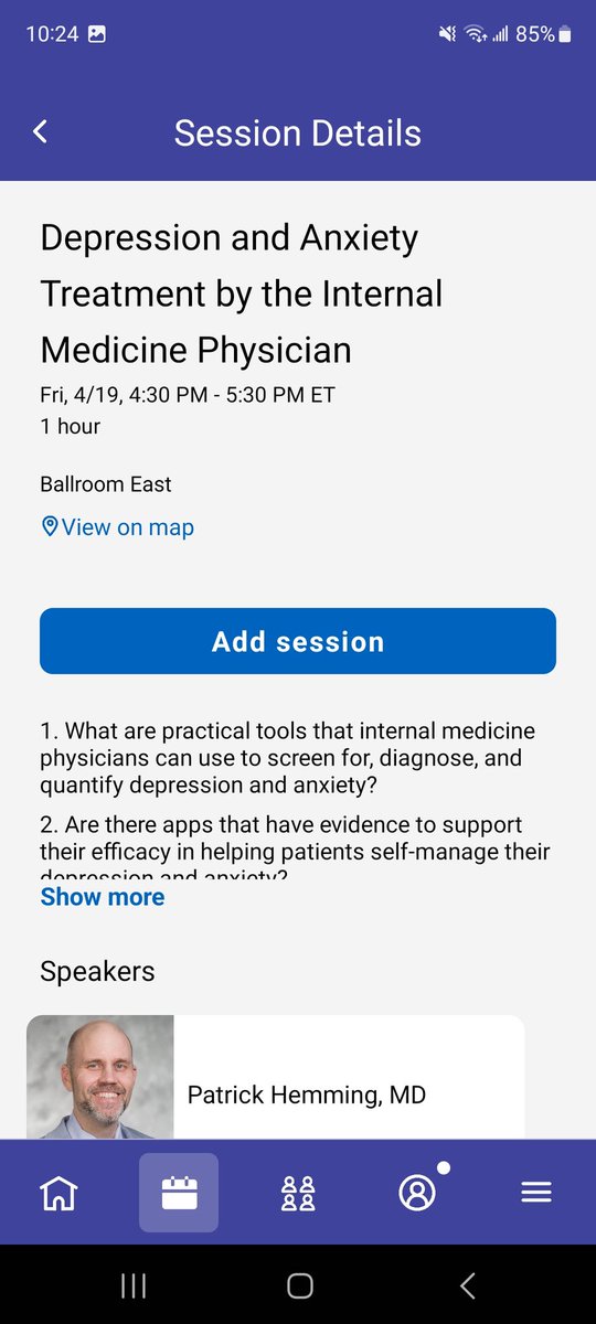 Excited to share my talk today at 4:30 <a href="/ACPIMPhysicians/">ACP</a> #IM2024.