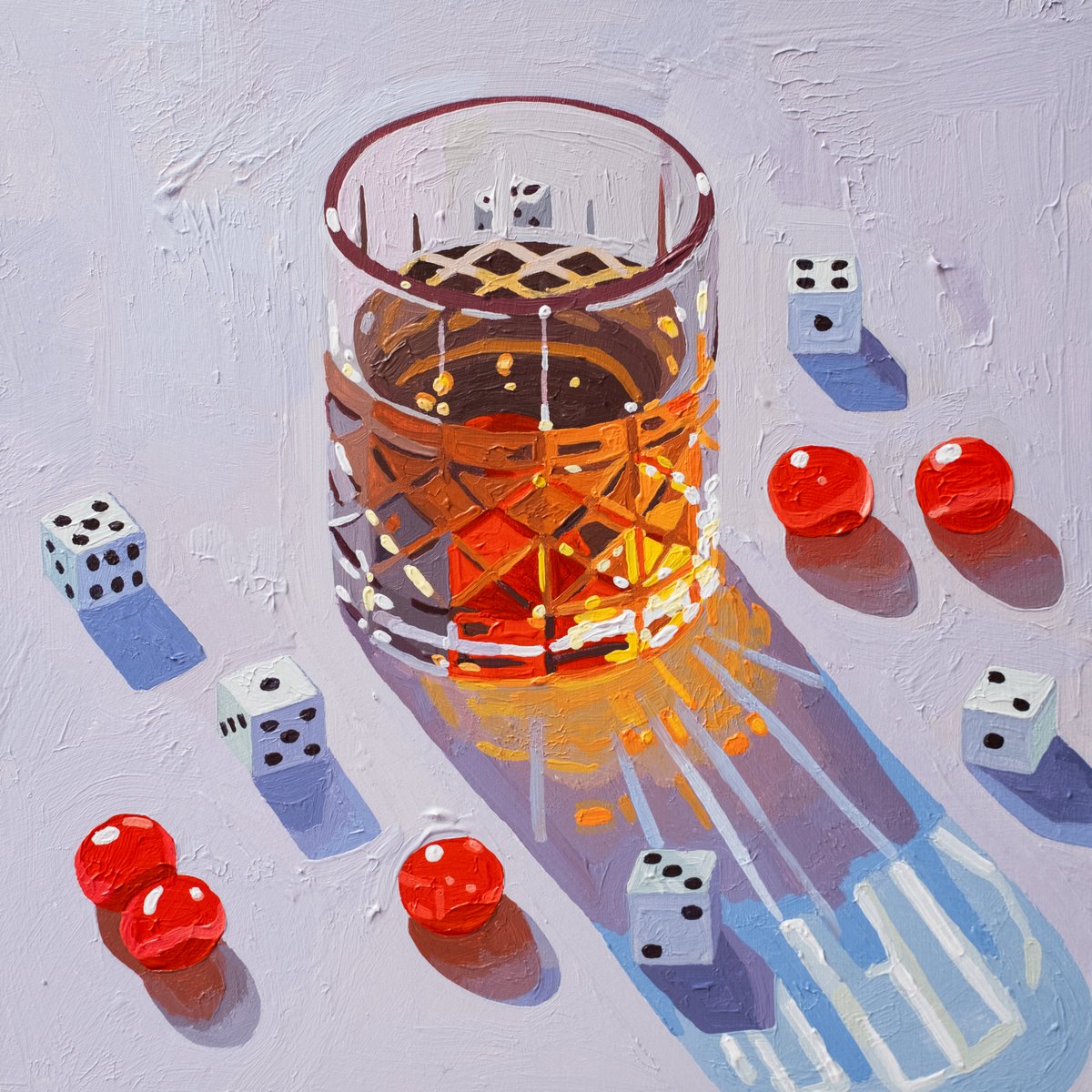 leahgardnerart's tweet photo. very into cherries and dice rn https://t.co/PpmiRBynTi
