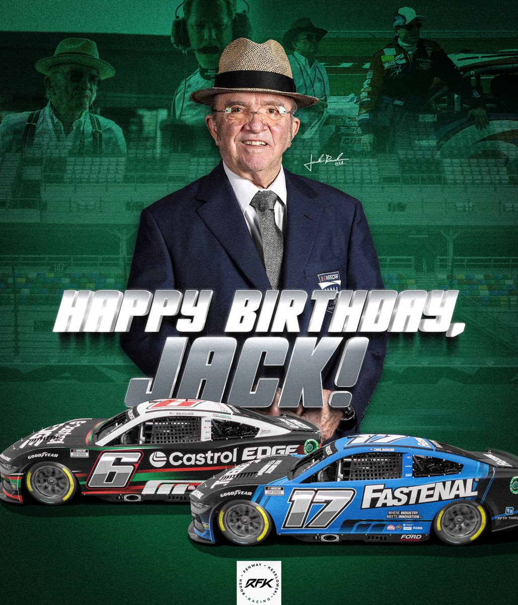 Bossman. 👔 Leader. 👊🏼 Racer at heart. 🫀 Happy Birthday, Jack! Let's get a win this weekend.