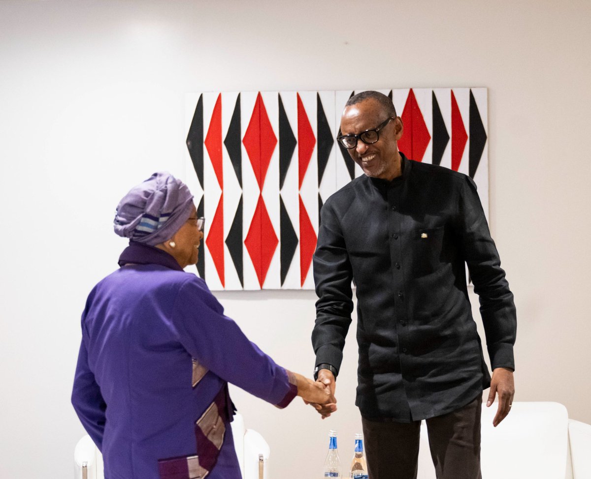 It is a privilege to have H.E. President @PaulKagame join the Amujae High-Level Leadership Forum in Kigali. His leadership on advancing #genderequality in public life is an inspiration, and we thank him for being part of this incredible gathering of accomplished African women
