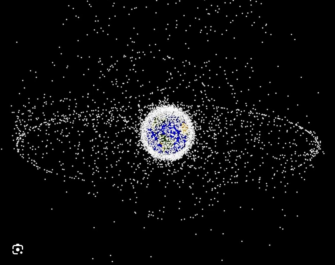 @elonmusk 
#SpaceJunk
Who's to say alien spacecraft junk is not included in the stuff that's orbiting the planet. They'd have to run a pretty tough gauntlet to get here.😎