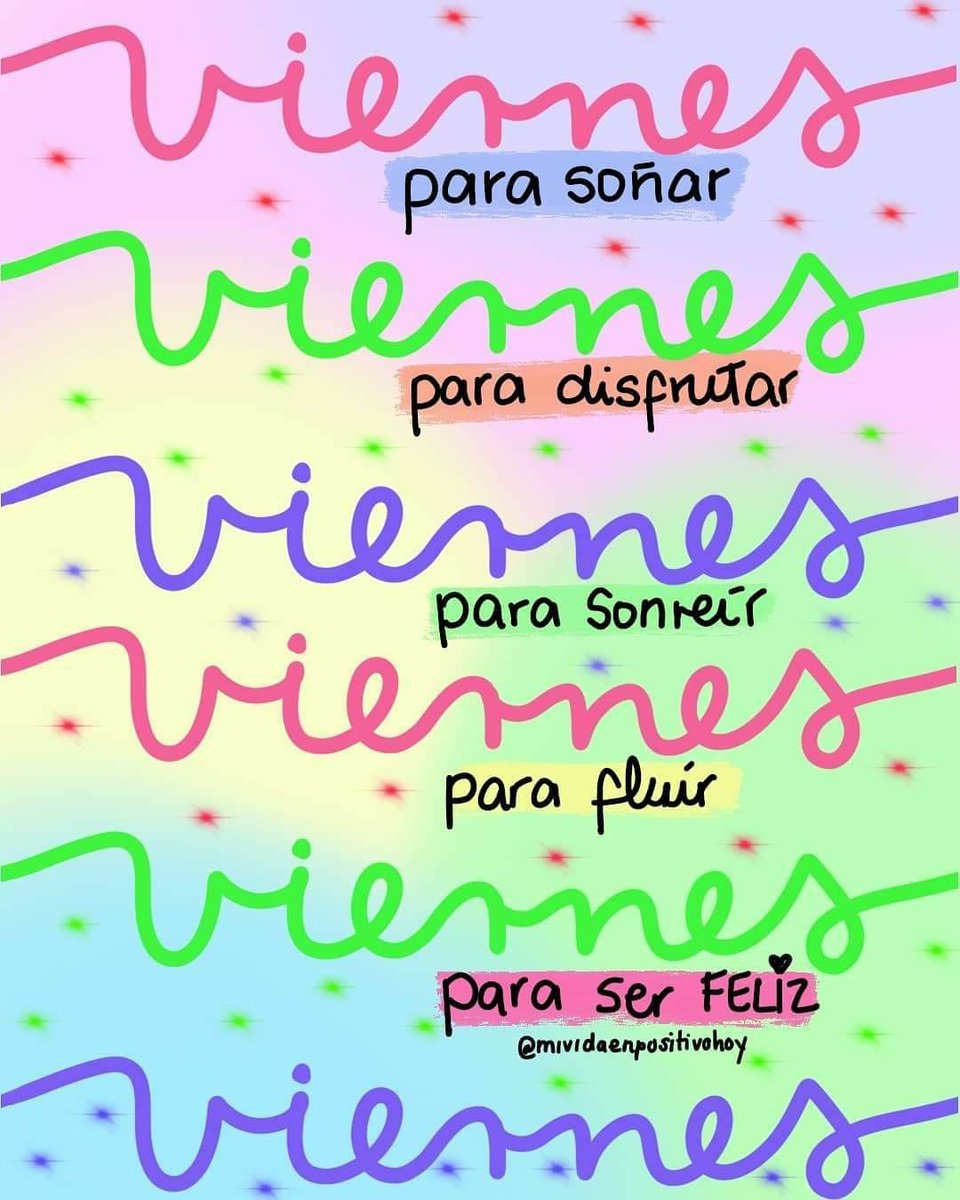 ¡Buenos días! Bonito viernes. 
#FelizViernes