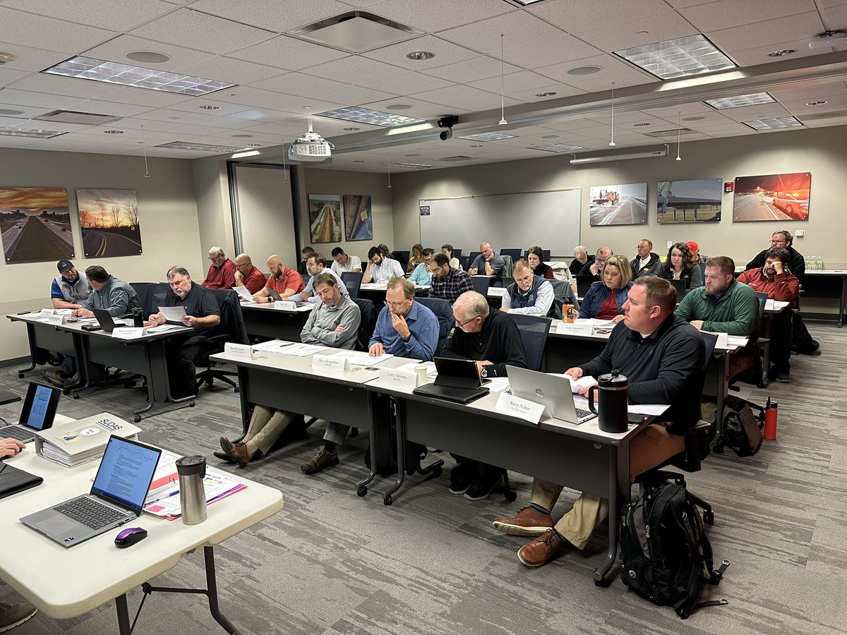 Staff met with the SUDAS Central Region Committee in our own office on Wednesday.  The room was packed and it was a great meeting.  We can't maintain these amazing manuals without all of you who are involved in the process - thank you!