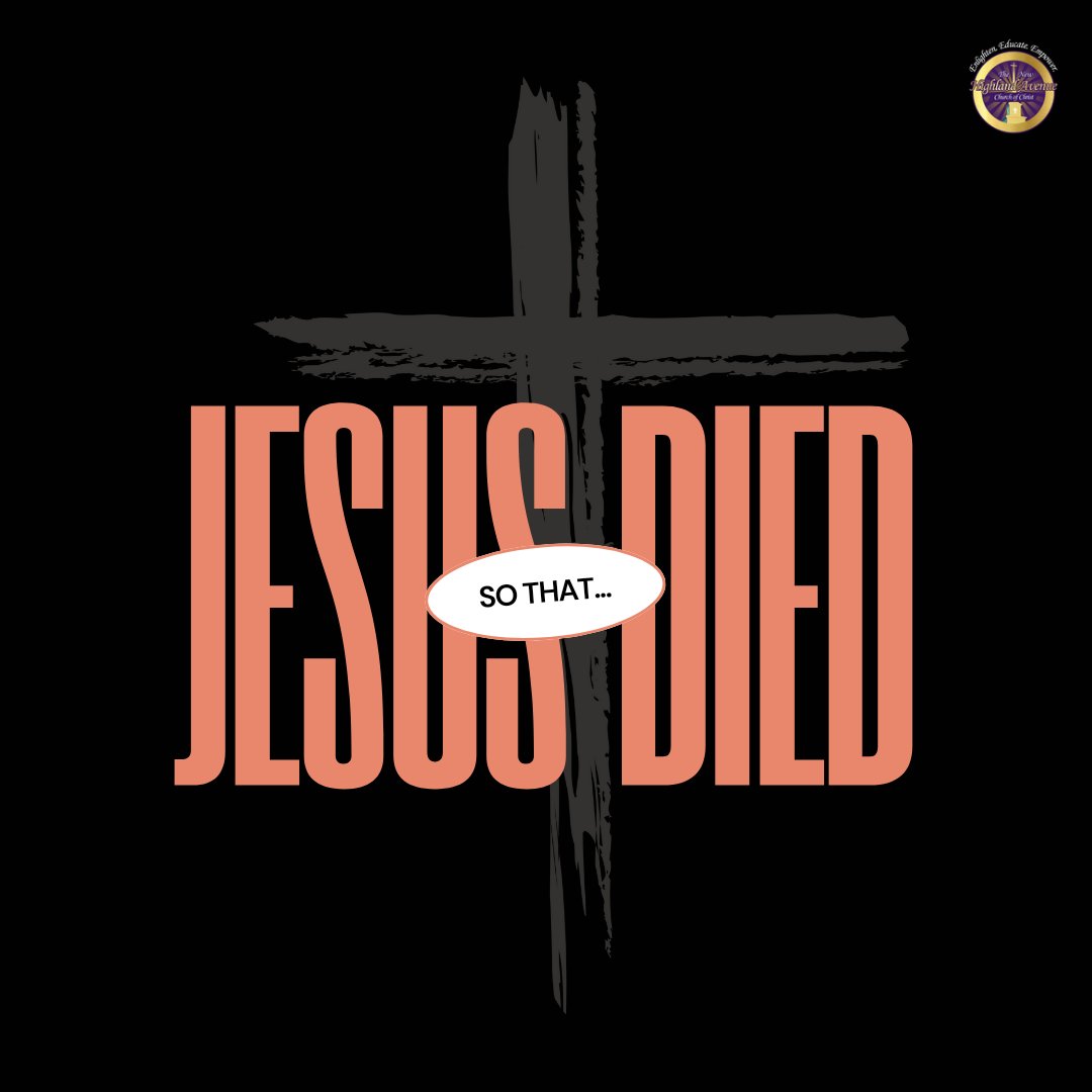 new_highland's tweet photo. Jesus died, so that we could live 🙏 #tampabaychurch #fyp #churchofchrist #tampacommunity #momentoftruth #jesusiscomingsoon #timewithjesus #salvation #scripture #biblestudy https://t.co/KPDeqrgX4O