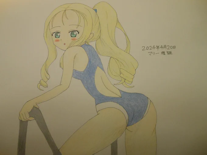 4月20日:BC自由学園の隊長・身体能力が高くスイーツ大好きなマリー様誕生日おめでとうございますー。今日は大洗行きますー。#マリー生誕祭2024#garupan 