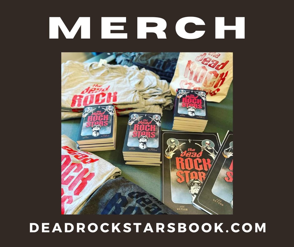 Support the dream and get your merch at deadrockstarsbook.com.
-Autographed books
-Shirts
-Posters
#deadrockstarsbook