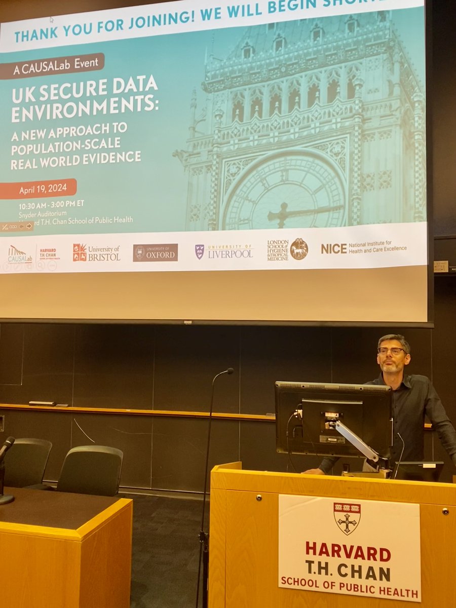 CAUSALab (@causalab) on Twitter photo <a href="/_MiguelHernan/">Miguel Hernán</a> & <a href="/jonathanasterne/">Jonathan Sterne</a> kick off the 17th Kolokotrones Symposium - UK Secure Data Environments: A New Approach to Population-Scale Real World Evidence.
Check out today's agenda and follow along as we live tweet the event!
causalab.sph.harvard.edu/symposia/ <a href="/_MiguelHernan/">Miguel Hernán</a> & <a href="/jonathanasterne/">Jonathan Sterne</a> kick off the 17th Kolokotrones Symposium - UK Secure Data Environments: A New Approach to Population-Scale Real World Evidence.
Check out today's agenda and follow along as we live tweet the event!
causalab.sph.harvard.edu/symposia/