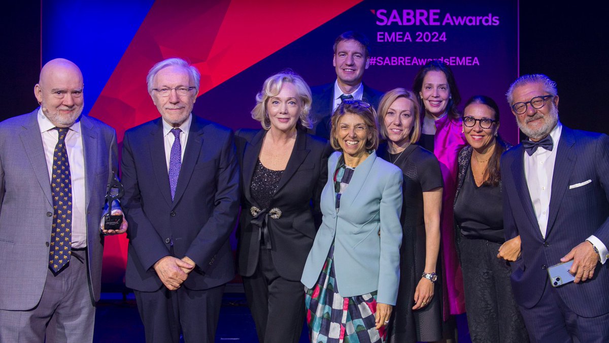 The @SECNewgateGroup is awarded best EMEA Public Affairs agency by @Provoke_News✨ 

The #EU office also brings back to Brussels the #SABRE IN2 award for Data in Campaign Planning and Development, thanks to our innovative project developed for @PlasticsEurope🏅 

#SABREawards