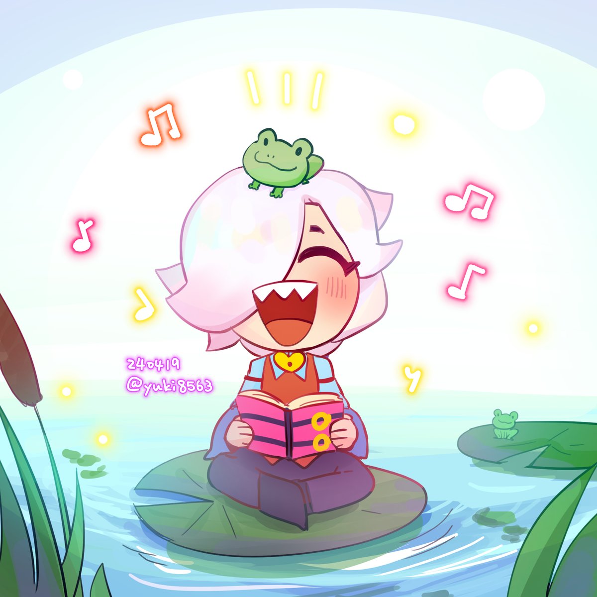 yuki8563_'s tweet photo. [Request]
📖Happy Colette with a little frog on her head
#BrawlstarsArt #BrawlstarsColette https://t.co/JQWgEaXP3R