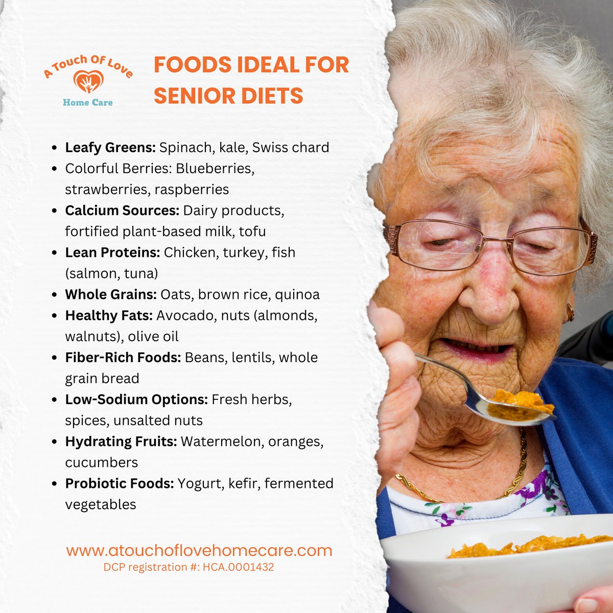 Nutrition Spotlight: Elevate your senior diet with these wholesome and delicious foods packed with essential nutrients and flavor! 🌱🍓 #HealthyAging #SeniorNutrition