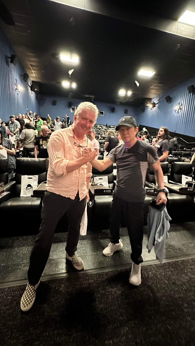 Thank you Austin, we had a great night screening ENTER THE CLONES OF BRUCE and the awesome CHALLENGE OF THE TIGER with BRUCE LE in person. The team is now flying to New York for the final leg of the tour.