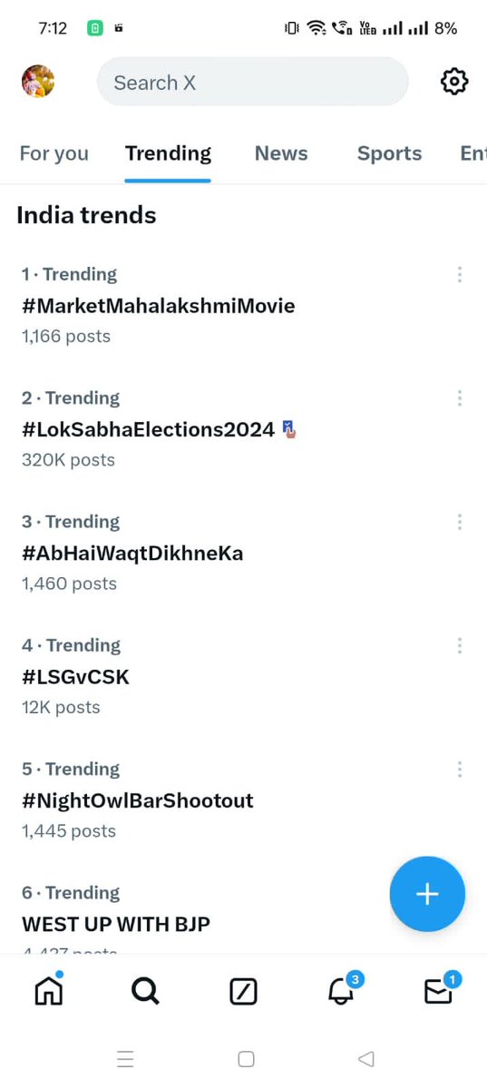 #MarketMahalakshmi is now trending on Twitter ! 

#MM
 #MarketMahalakshmionApril19th @VSMukkhesh31 @Akhileshkalaru @parvateesam_u @RainbowMedia_ #Praneekaanvikaa #B2PStudios @vickyvenki1 ⁦@filmcombat