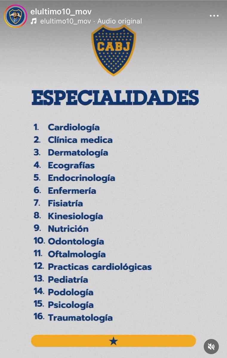 Servicio a la comunidad bostera  en tiempos difíciles. Si sos socio de Boca y te quedaste sin prepaga u obra social, te podes atender en el Centro Médico del club. Me dijeron que la atención es muy buena.