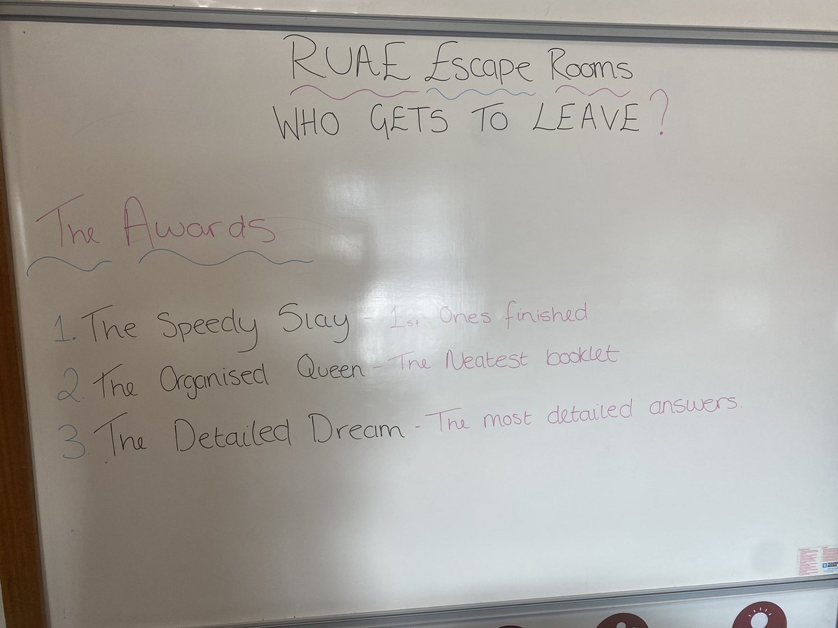 Kjohnstone_ENG's tweet photo. RUAE Escape rooms with my S1 &amp; S2 class!! Some fantastic analysis going on and teamwork! Well done everyone 👏🏻 https://t.co/FzZf8hHQNw