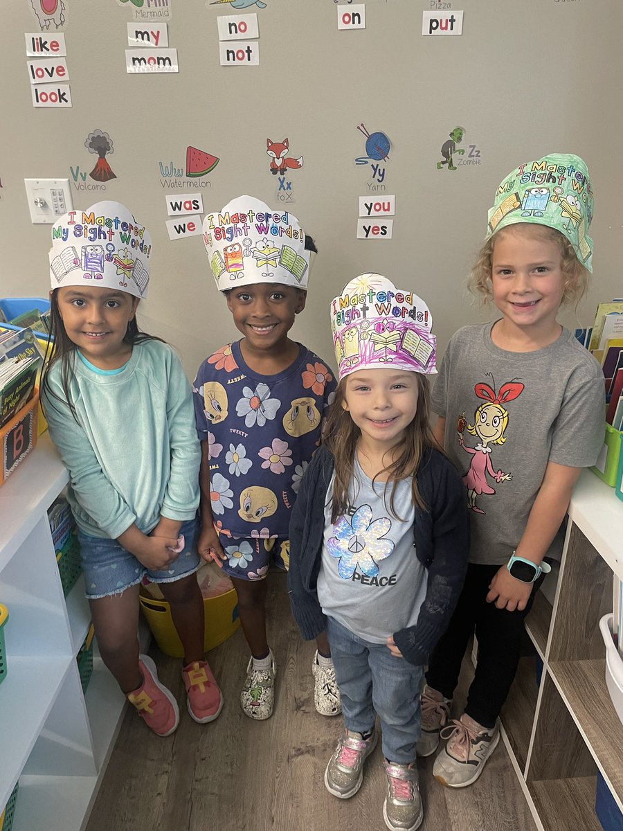 Celebrated Sight Word Mastery and Sight Word Improvements today! So proud of my Kinder Grizzlies! <a href="/HumbleISD_GE/">Groves Elementary</a> <a href="/MrsRFiore/">Rebecca</a>