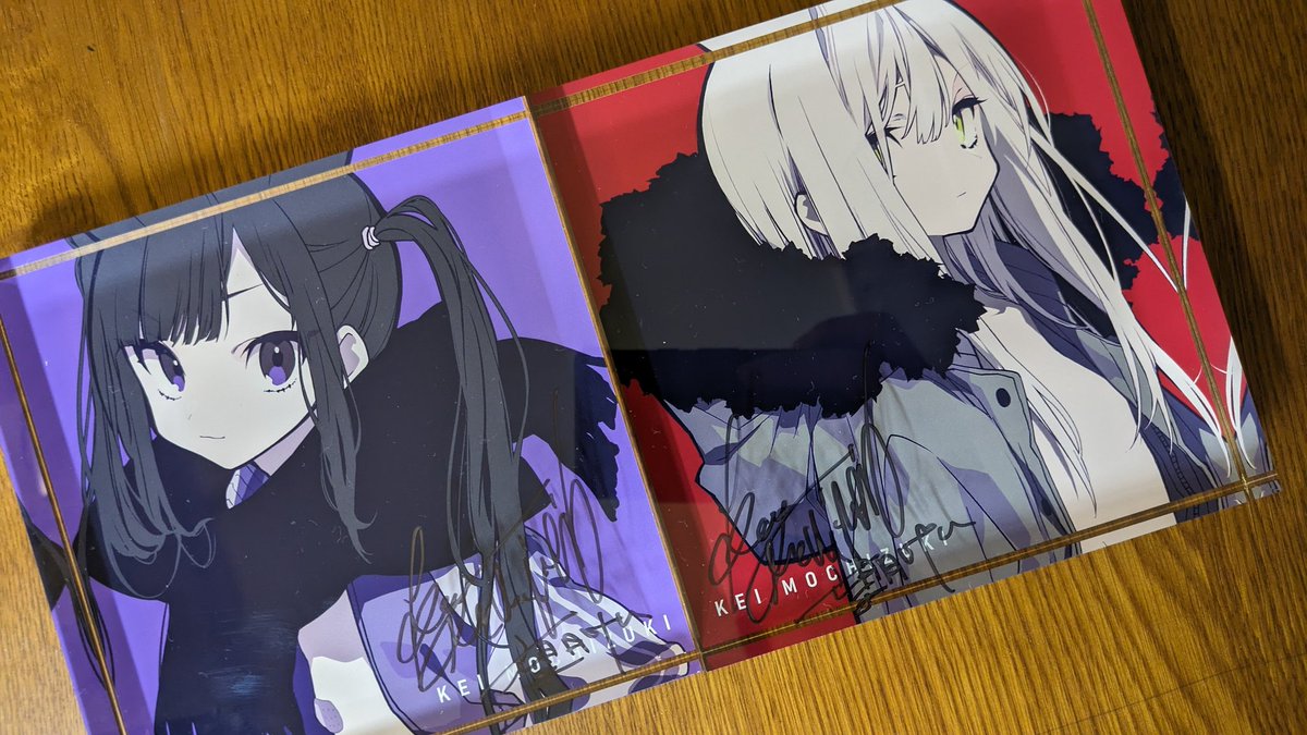 ようやく見つかった家宝🥳 世界で恐らく一つずつだけの望月けい先生の