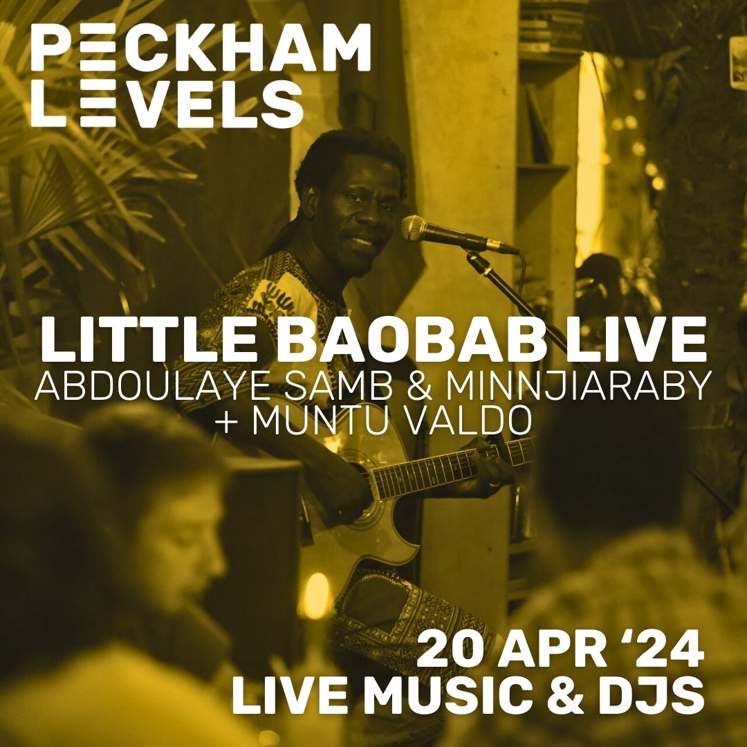 TOMORROW: Live music + Senegalese food = Little Baobab Live 🇸🇳 Catch the next instalment of @LittleBaobabUK's monthly African music nights! Two incredible live sets and London’s best Senegalese food 😍 Get tickets: peckhamlevels.org/events/little-…