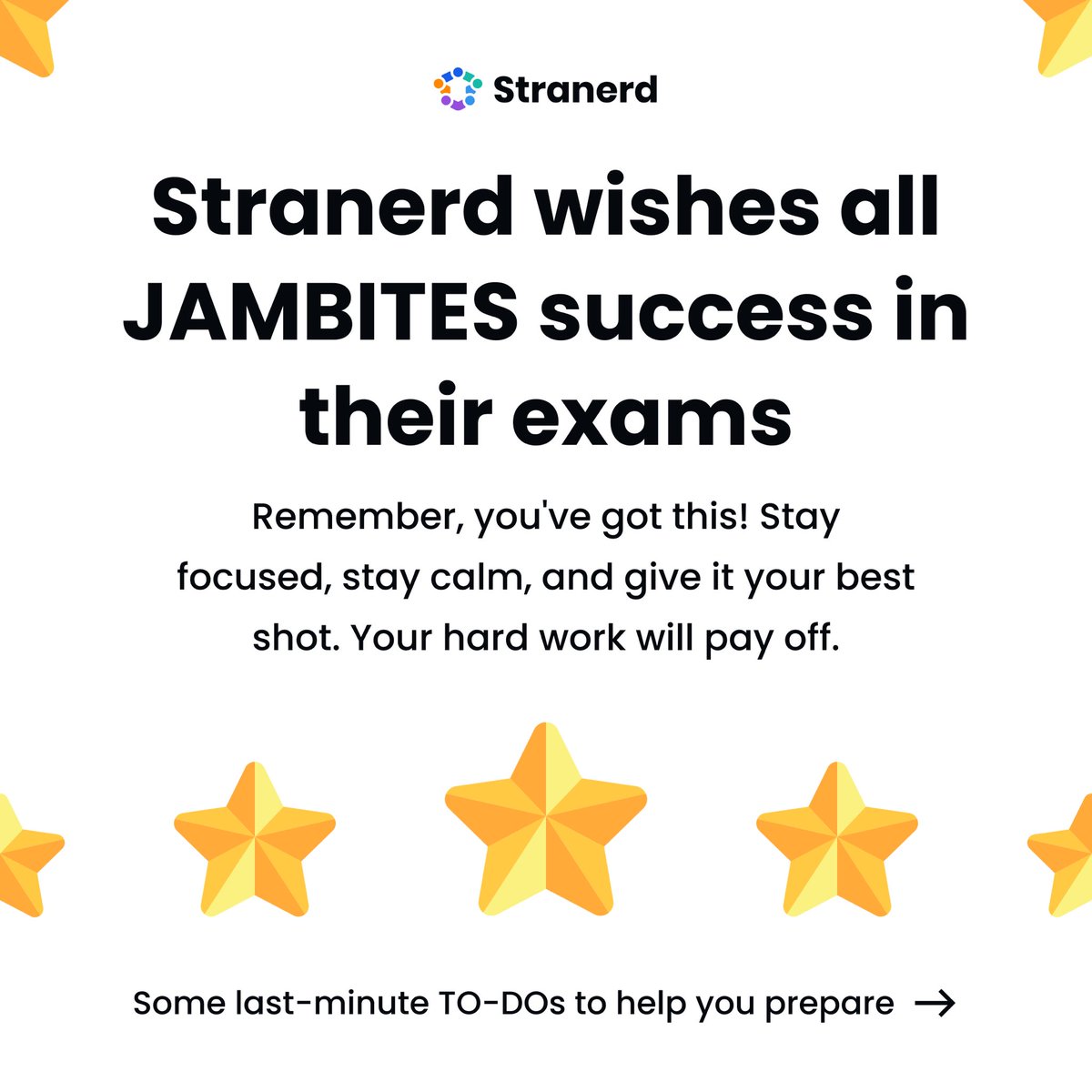 stranerds's tweet photo. We wish you great success! 💪🏾💙✨ https://t.co/2M5yGveuHq