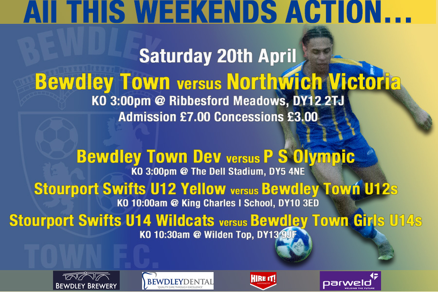 Plenty of football action this weekend with four of our teams playing.