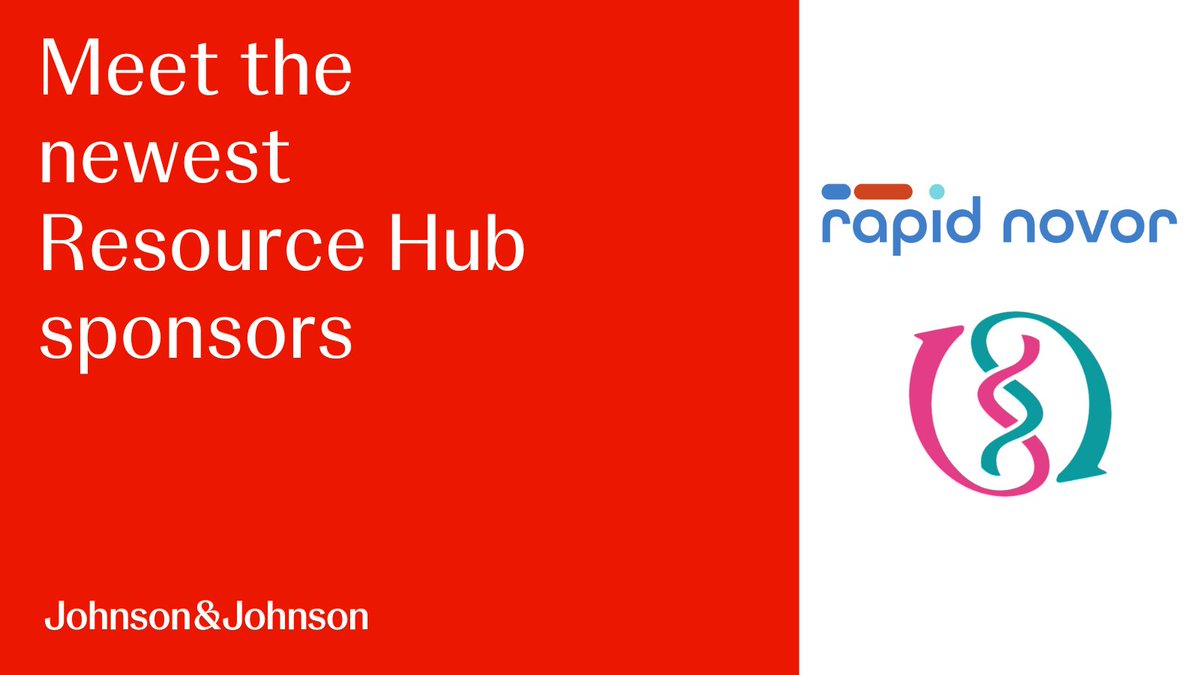 Do you provide small scientific companies with quality products & services? The Resource hub could be the ticket to sharing your offerings with hundreds of companies. Meet our latest sponsors @VectorBuilder and @rapidnovor jji.jnj/3ZVmIfB