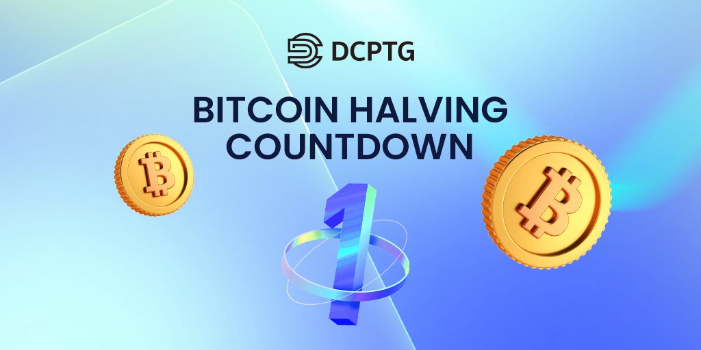🚀Bitcoin Halving Countdown Only 1⃣ day left until the fourth #BitcoinHalving. @Bitcoin 🔥🔥The halving is expected to occur on April 20th. #BitcoinHalving #BTC