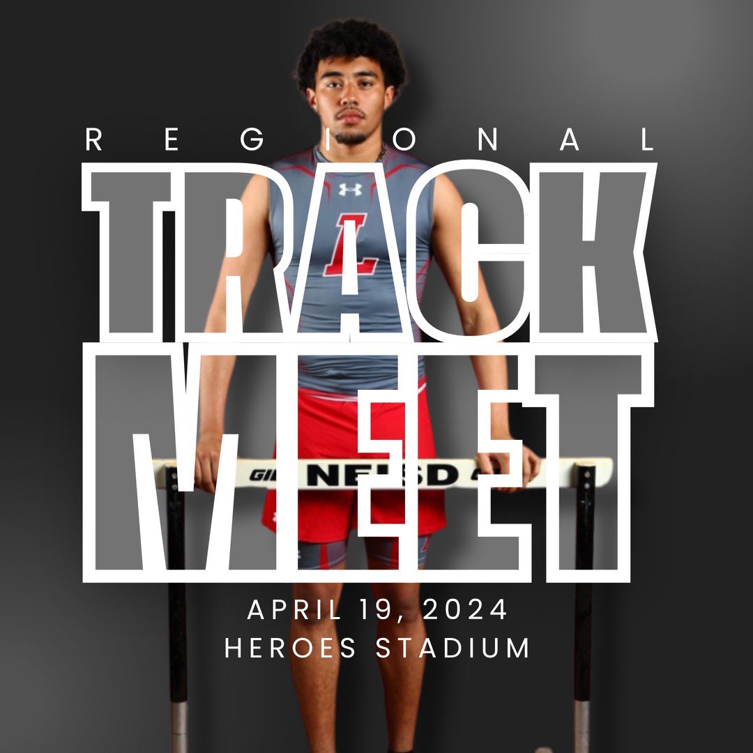 Good luck to all athletes competing in the Regional Track Meet today !