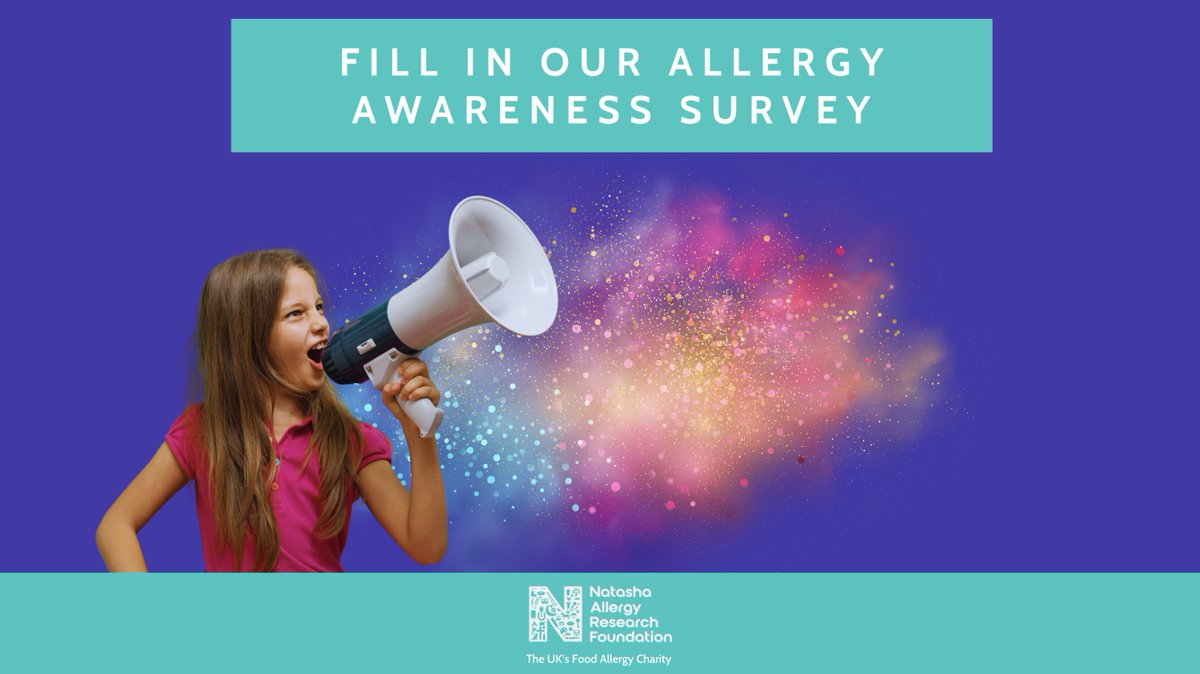 Let’s make some noise about food allergies! Fill in our Allergy Awareness Survey today: surveymonkey.com/r/SD6K2DK We want to make change happen for people living with food allergies. Because #foodallergies are everyone’s problem! Tell us what you think and help us make some noise.