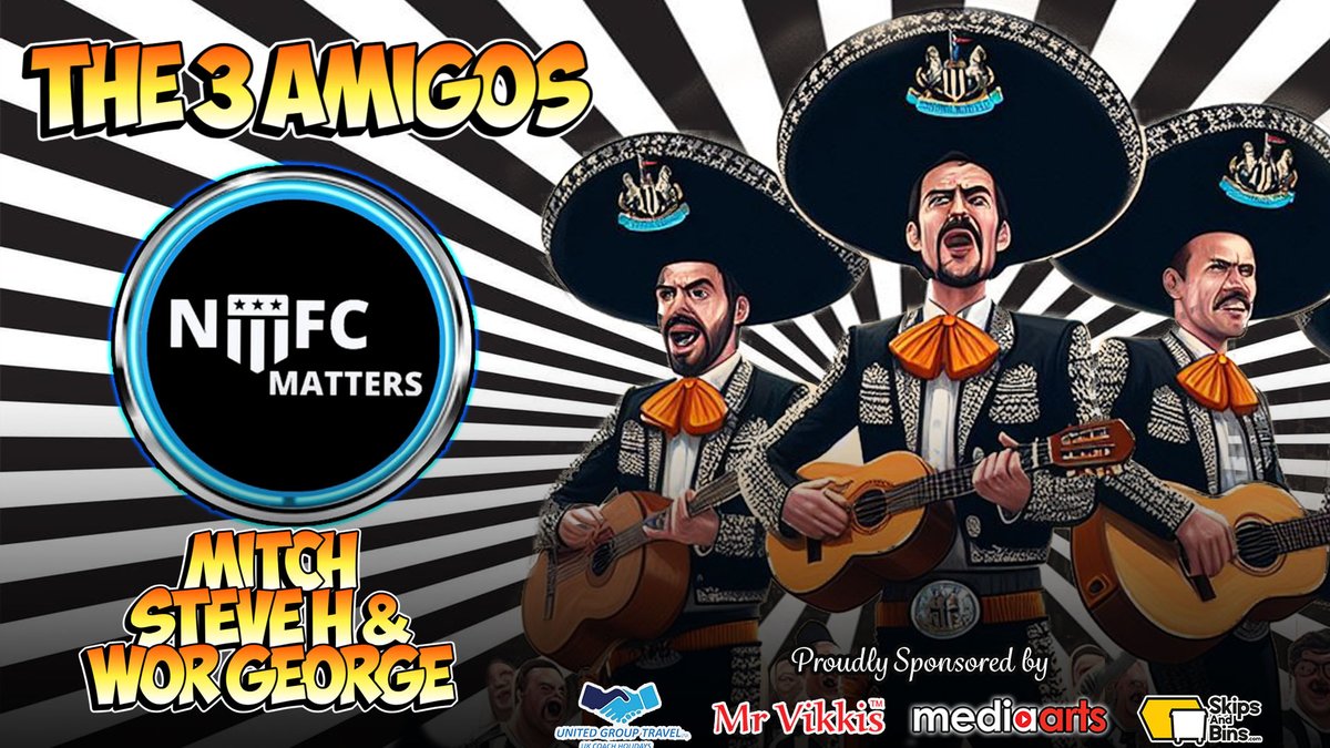 LIVE 5pm #NUFC Matters The 3 Amigos Set a reminder/join/Subscribe @oldheatonian @geordiedentist @GeorgeM74691025 youtube.com/live/kmST65yfE… via @YouTube