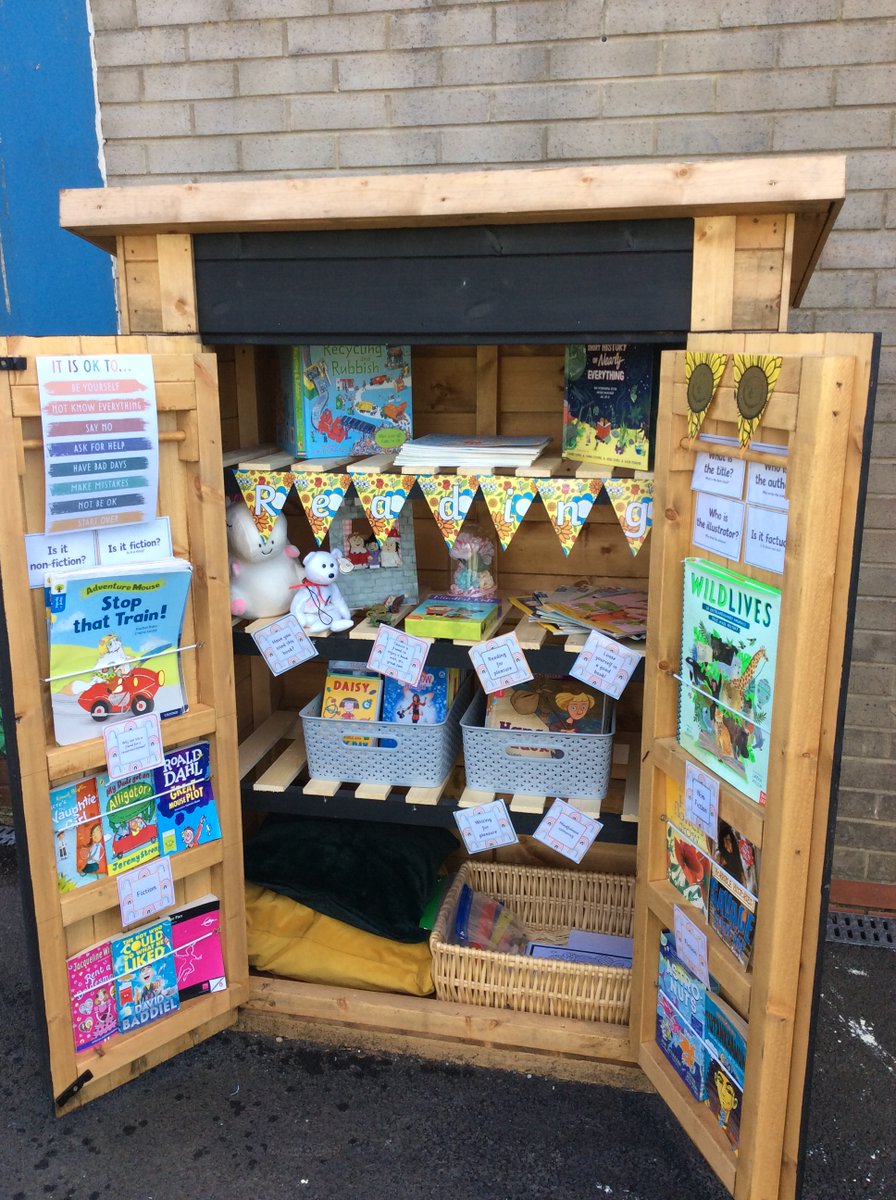 Our amazing Reading Champions have created a wonderful reading shed for children to enjoy during playtimes. #readingforpleasure