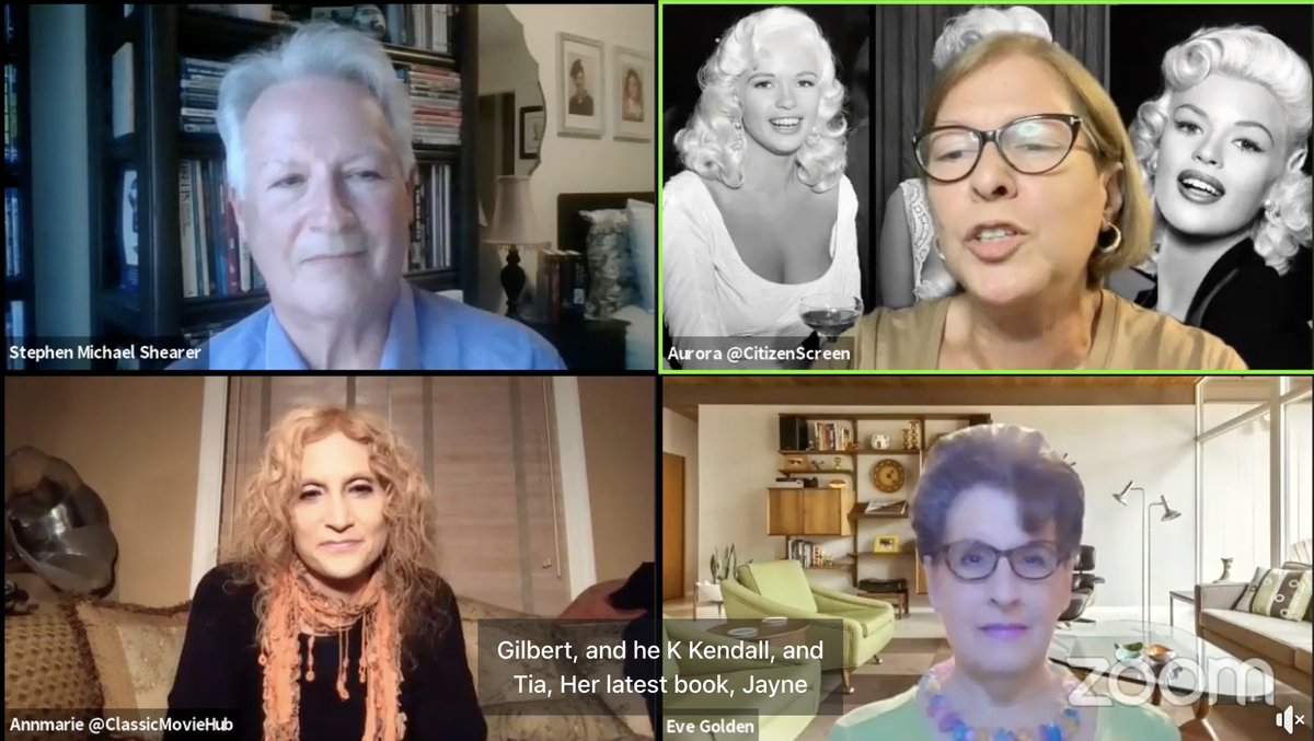 In celebration of Jayne Mansfield's birthday today - sharing our Video Chat with author Eve Golden about 'Jayne Mansfield: The Girl Couldn't Help It” ... as part of our Screen Classics Discussion Series' with @KentuckyPress & @CitizenScreen facebook.com/ClassicMovieHu…