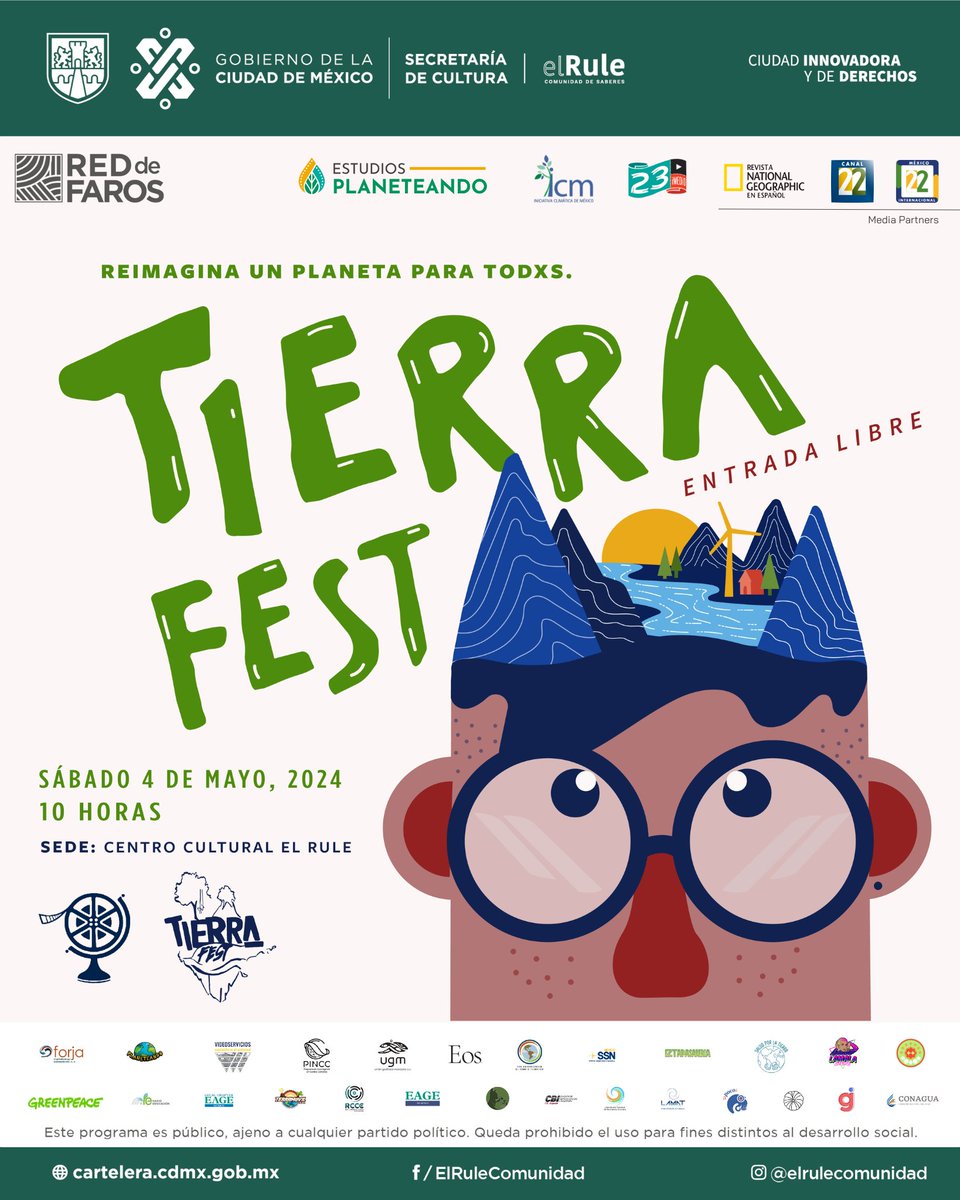 Llega la cuarta edición del #TierraFest, el festival donde arte, ciencia y activismo se unen, y @Capi_Planeta nos contará todos los detalles sobre éste en ¿#QuéChilangosPasa? 🌶️ Sintoniza: youtube.com/watch?v=JyfqCi…🔴