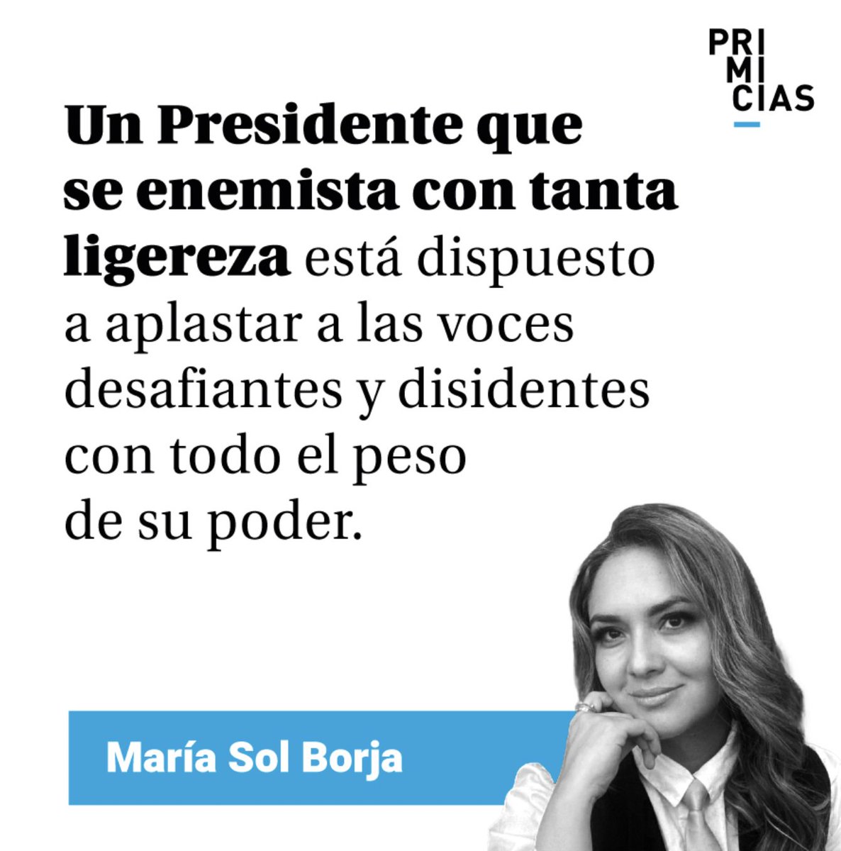 Claro que es un pésimo enemigo. Pregúntenle a Gabriela Goldbaum, Verónica Abad, Andrea Arrobo. A ministros/funcionarios no les preocupará ser los siguientes en caer en desgracia? Y los demás, qué necesitamos para que el Presidente nos considere enemigos?👇🏽
primicias.ec/noticias/firma…