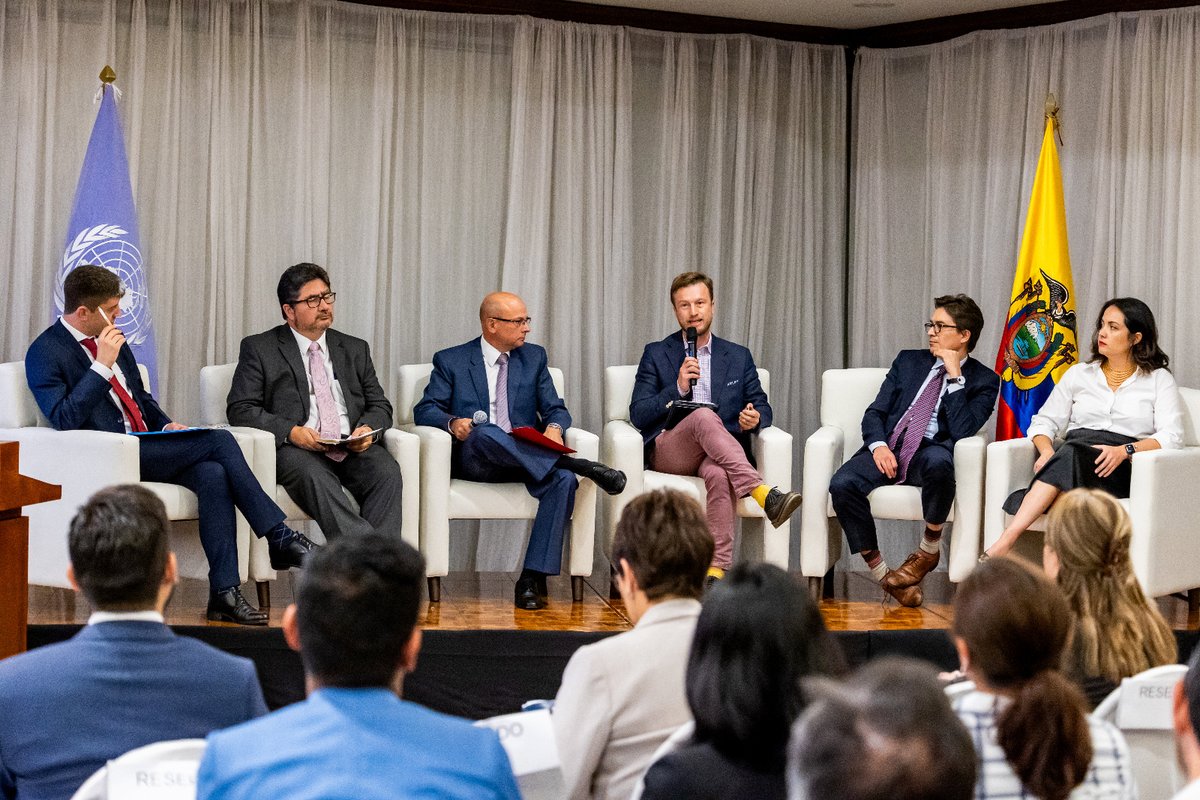 BorisWeber's tweet photo. Participamos del Foro sobre los desafíos de la Movilidad Sostenible en #Ecuador, organizado por @Unops_es
El Programa Nacional de Movilidad Urbana Sostenible es una herramienta que fortalece una infraestructura de calidad y los servicios de transporte público de manera eficiente. https://t.co/VVOEshpgun