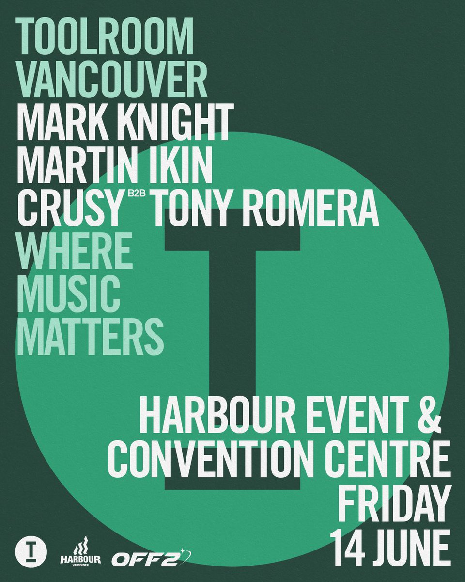 TonyRomera's tweet image. VANCOUVER !! 🇨🇦
Soooo happy to be back in your beautiful city on June 14th for a legendary @toolroomrecords party with the boss @djmarkknight and @Martin_Ikin !! I’ll be playing B2B with my brother Crusy !! Can’t wait for this one ❤️

Tickets : toolroom.lnk.to/VancouverAS