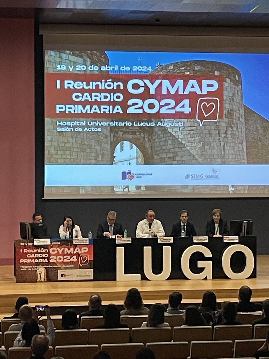 Este fin de semana en Lugo con la CYMAP. I Reunión cardioprimaria 2024. Acto inaugural presidido por el actual conselleiro de sanidad Antonio Gómez Caamaño en su segundo acto público. #cymap2024 #semg #cardiovascular #Prevención #cardiología