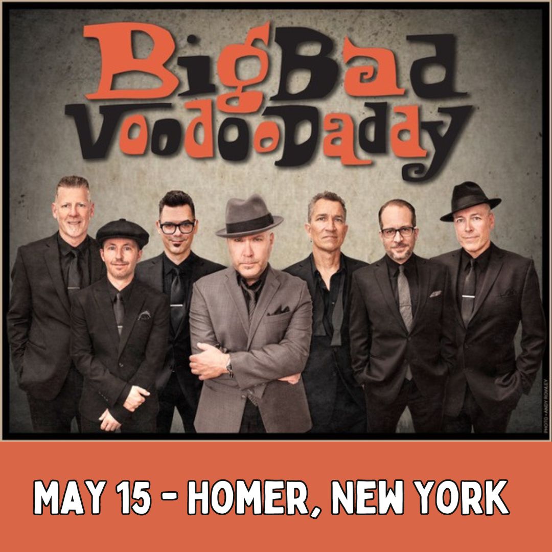 We’ll be in Homer, New York, on May 15th! Grab your tickets and meet us at the @Center4ArtHomer : bandsintown.com/e/1031179523?a…